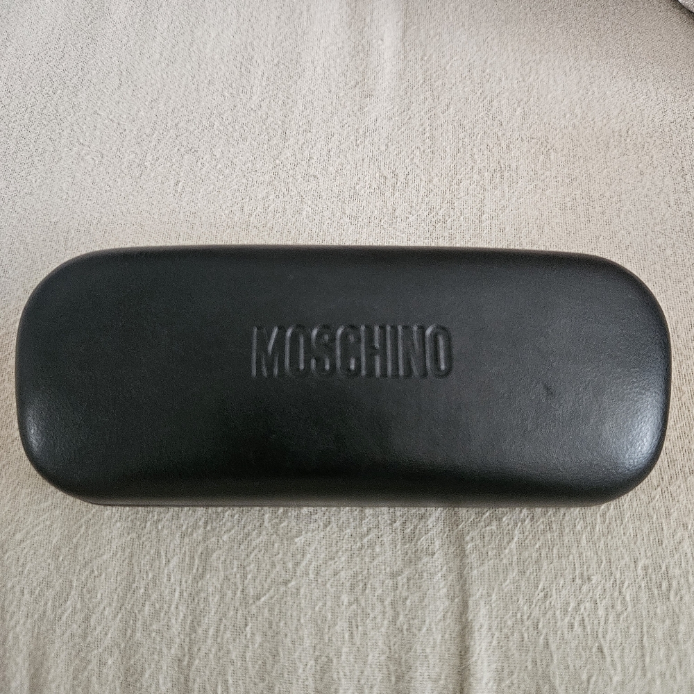 Moschino Black Eyeglass Case